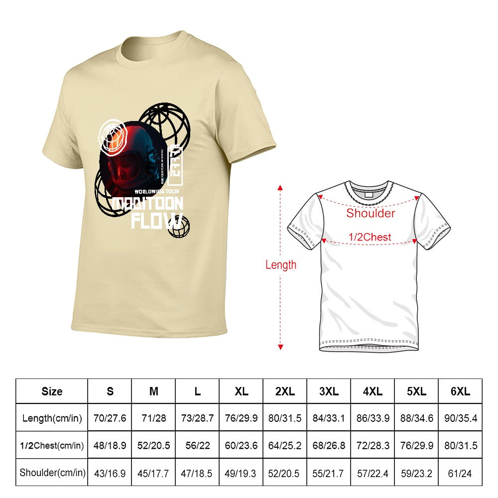 ModiToon FLOW Men's Short Sleeve T-shirt | 모디툰 플로우 남성 티셔츠