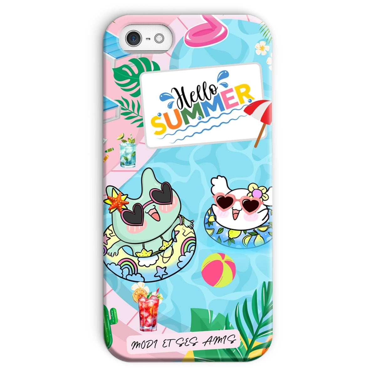 Pink Love Summer Modi et Ses Amis Snap Phone Case