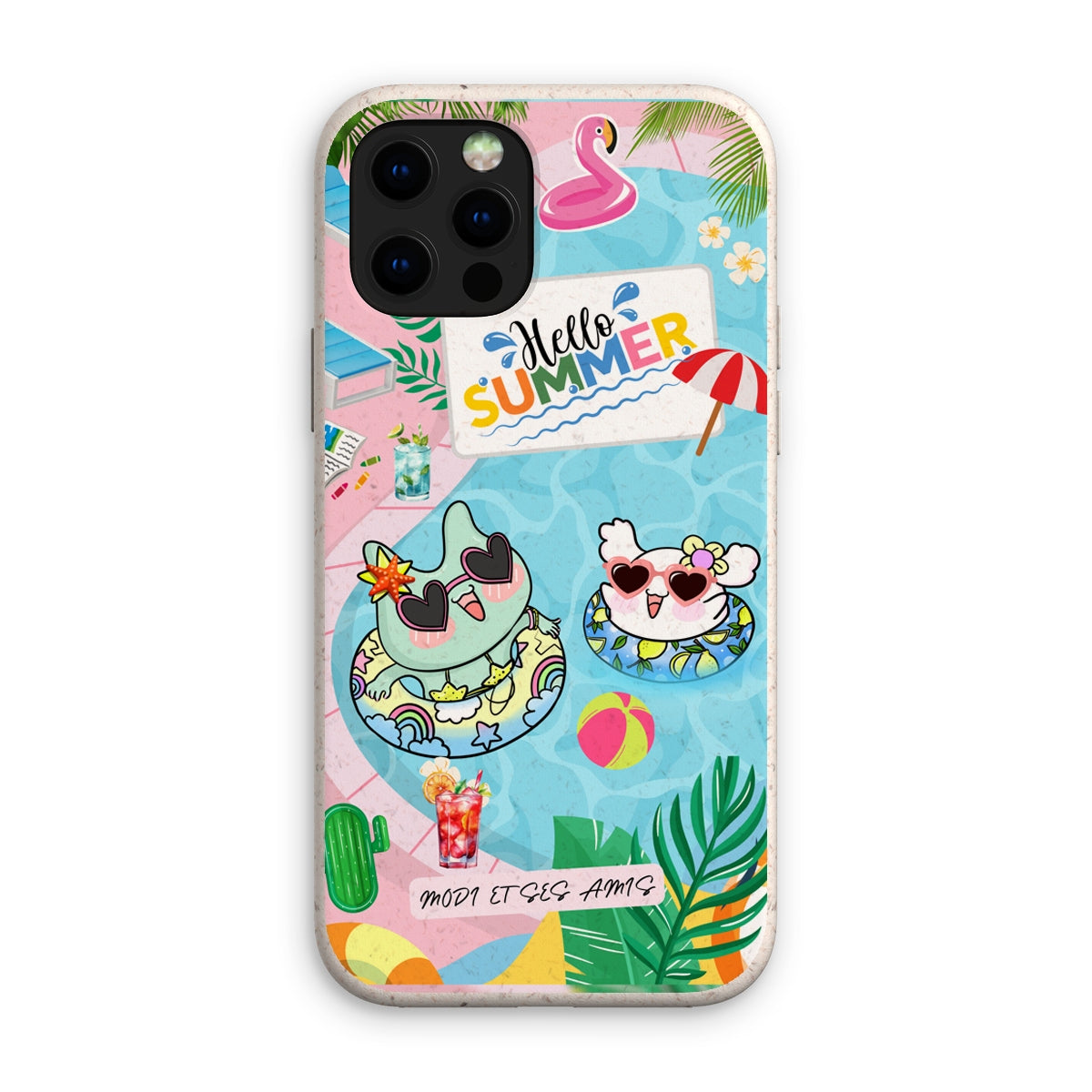 Pink Love Summer Modi et Ses Amis Eco Phone Case