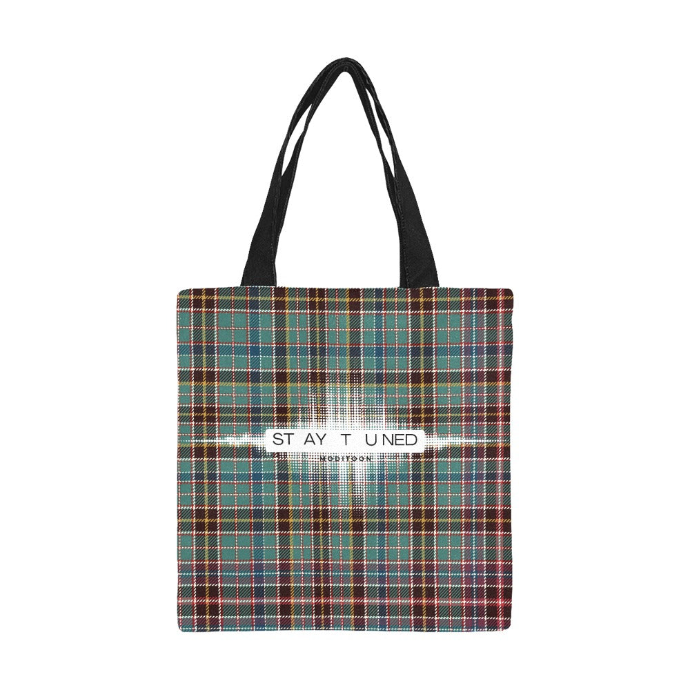 ModiToon Staytuned Check Ecobag [S] 모디툰 스테이튠드 체크 에코백