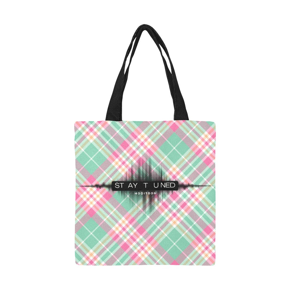 ModiToon Staytuned Check Ecobag [S] 모디툰 스테이튠드 체크 에코백