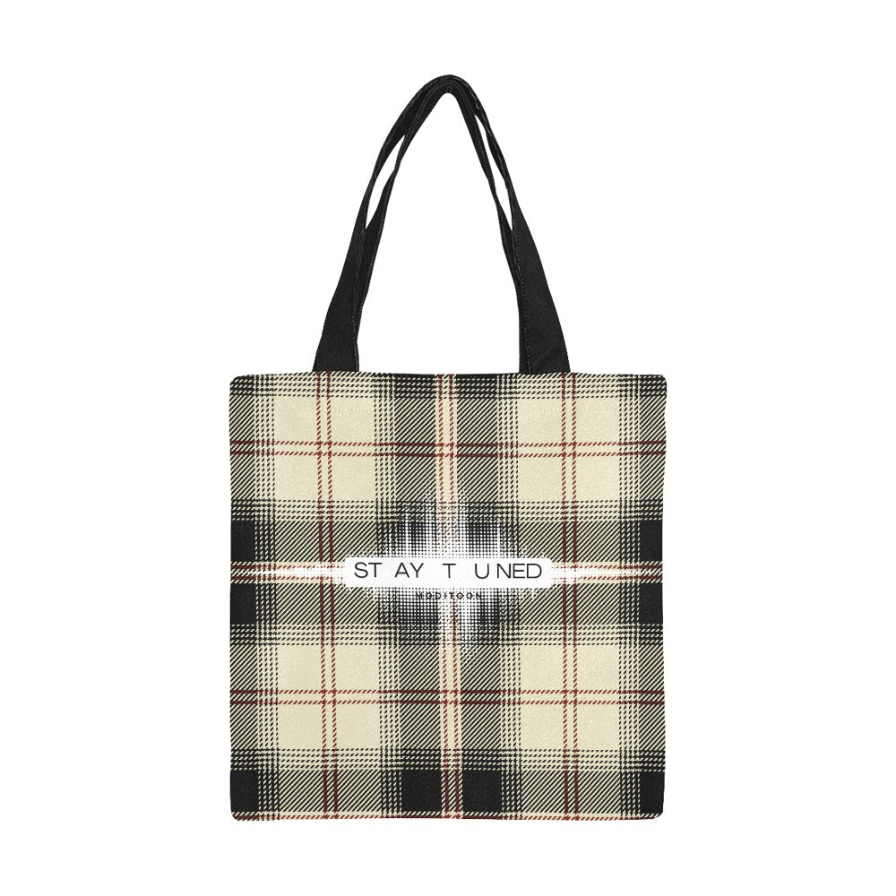 ModiToon Staytuned Check Ecobag [S] 모디툰 스테이튠드 체크 에코백