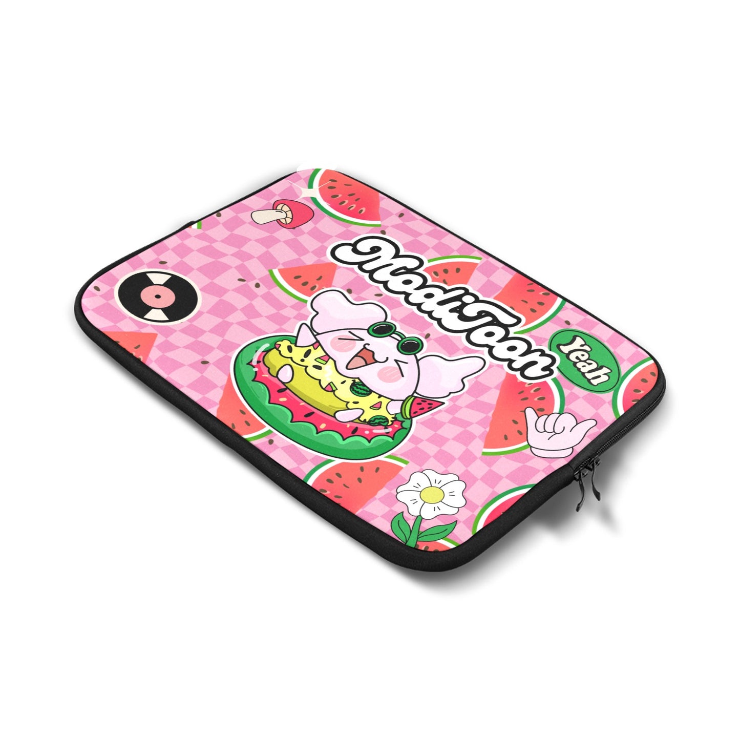 ModiToon Pink Love Sleeve for 14" Laptop | 모디툰 핑크럽 14인치 노트북 가방