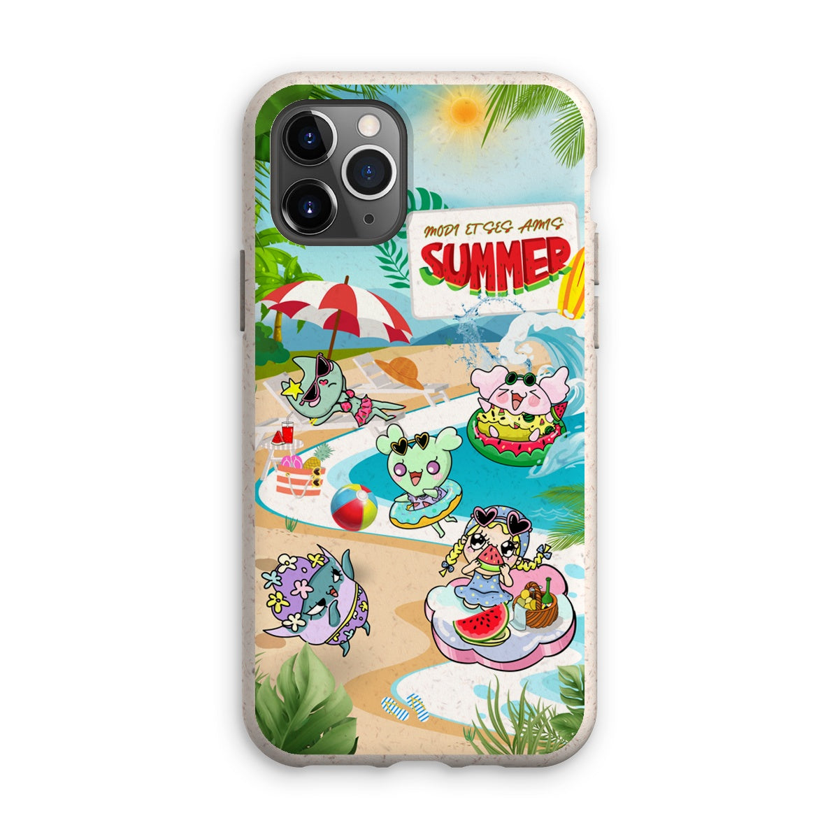 Watermelon vacance Modi et Ses Amis Eco Phone Case