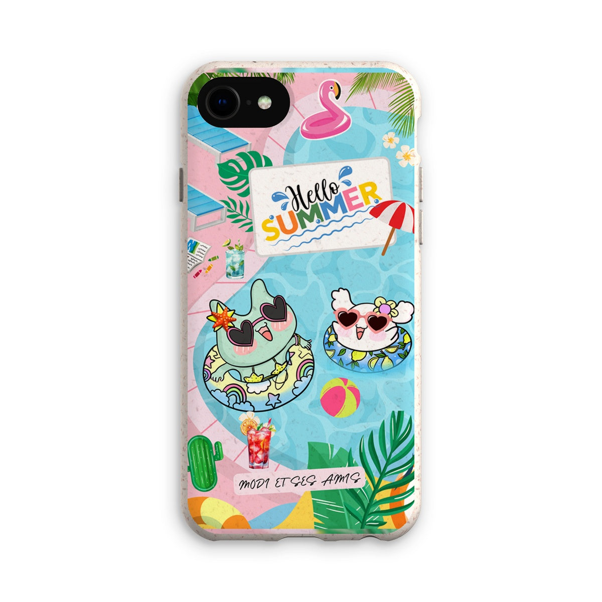 Pink Love Summer Modi et Ses Amis Eco Phone Case