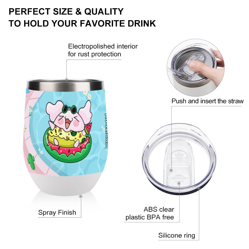 Modi et Ses Amis Waterpark Summer Stainless Steel Insulated Cup | 모디와 친구들 워터파크 텀블러 컵✨Stainless Steel Insulated Cup