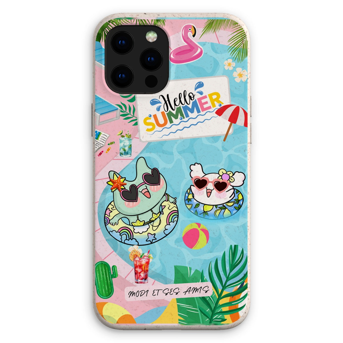 Pink Love Summer Modi et Ses Amis Eco Phone Case