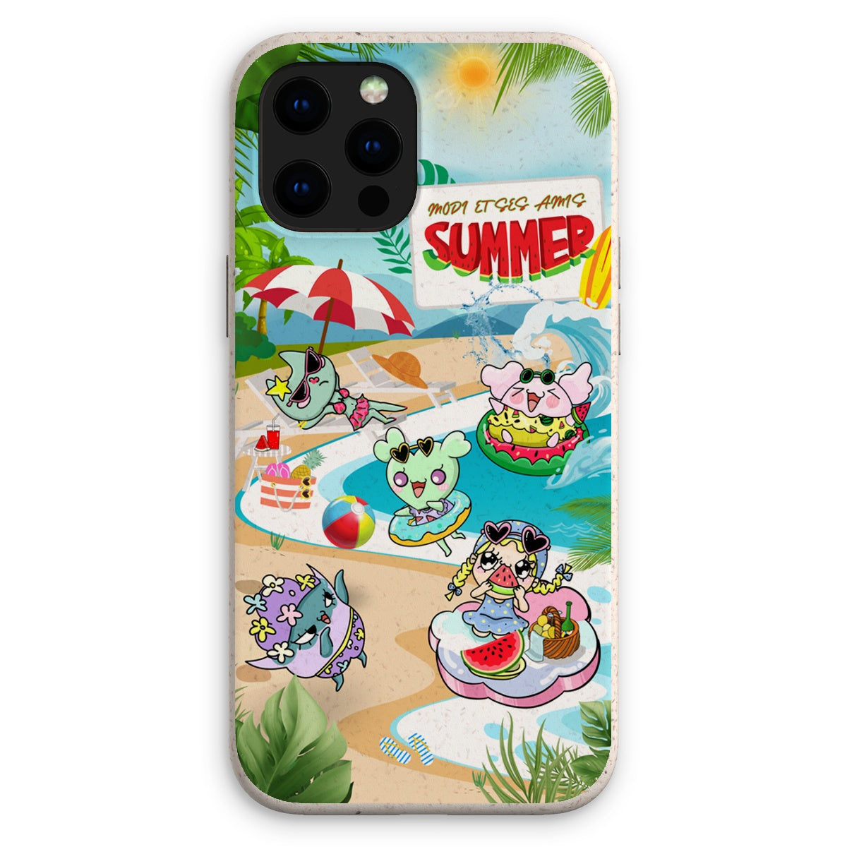 Watermelon vacance Modi et Ses Amis Eco Phone Case