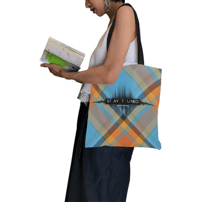 ModiToon Staytuned Check Ecobag [S] 모디툰 스테이튠드 체크 에코백
