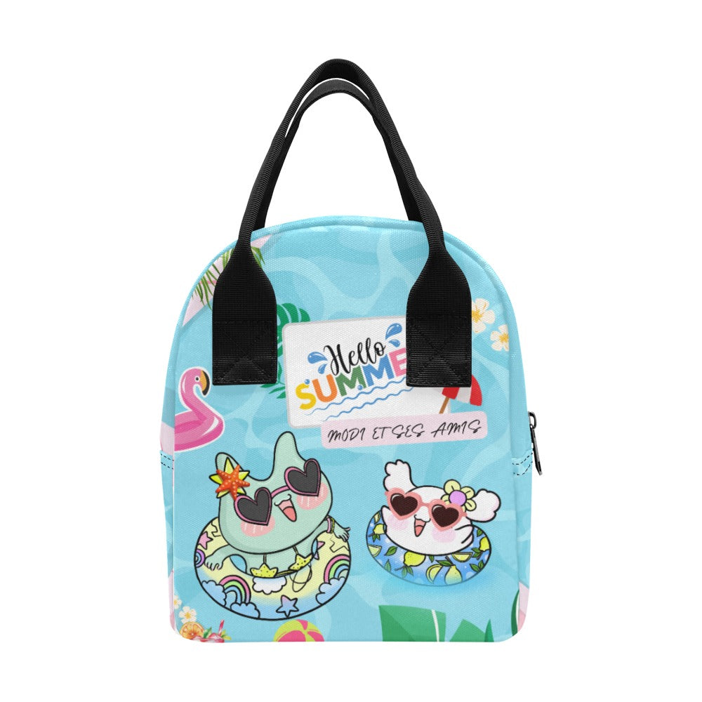 Modi Et Ses Amis Water Park Summer Insulated Lunch Bag | 모디와 친구들 워터파크 런치 피크닉 보냉백