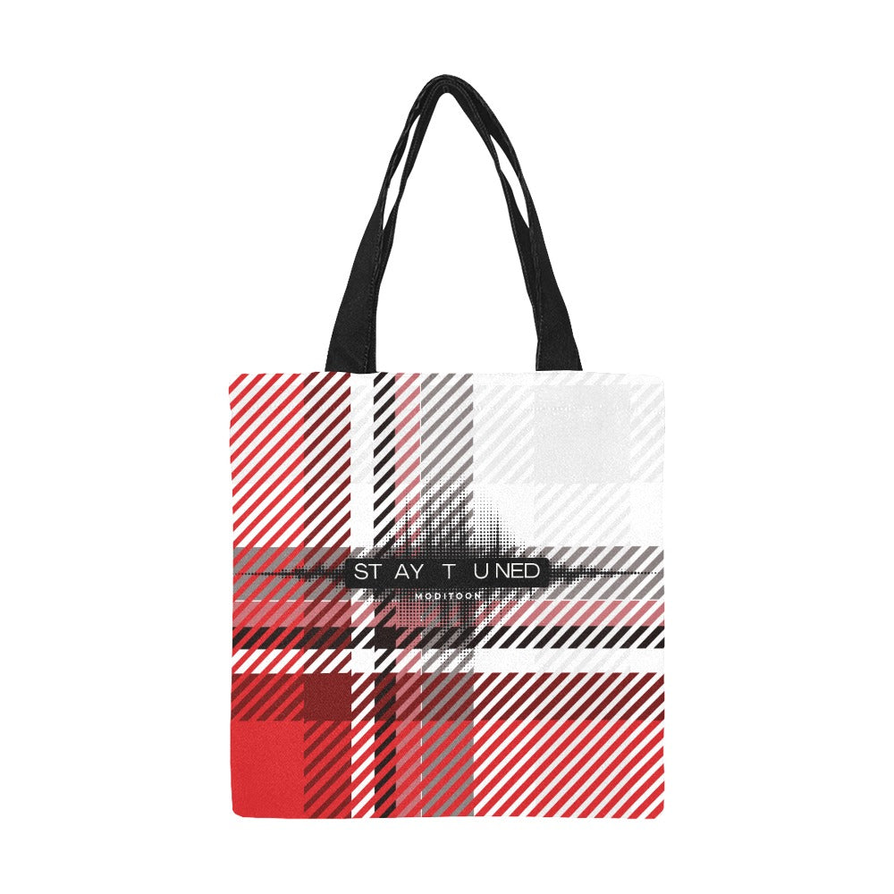 ModiToon Staytuned Check Ecobag [S] 모디툰 스테이튠드 체크 에코백