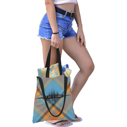 ModiToon Staytuned Check Ecobag Two way  모디툰 스테이튠드 체크 투웨이 에코백