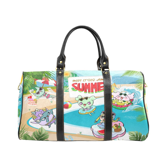 Modi Et Ses Amis Water Park Summer Travel Bag Black (Small) | 모디와 친구들 워터파크 여름 보스턴백 (S)