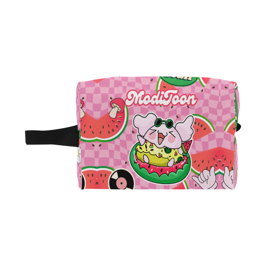 ModiToon Pink Love Daily Pouch, Handle Bag | 모디툰 핑크럽 데일리 파우치 핸들백