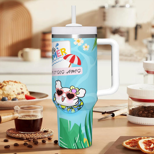 Modi et Ses Amis Waterpark Summer Mug Tumbler | 모디와 친구들 워터파크 써머 머그 텀블러 ✨