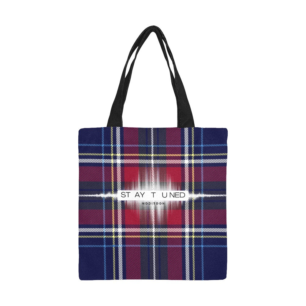 ModiToon Staytuned Check Ecobag [S] 모디툰 스테이튠드 체크 에코백