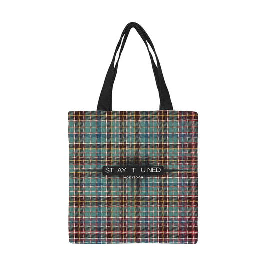 ModiToon Staytuned Check Ecobag [S] 모디툰 스테이튠드 체크 에코백