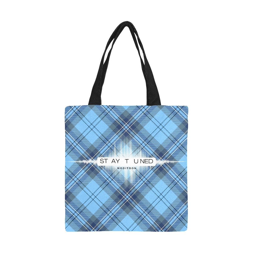 ModiToon Staytuned Check Ecobag [S] 모디툰 스테이튠드 체크 에코백