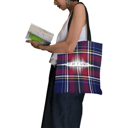 ModiToon Staytuned Check Ecobag [S] 모디툰 스테이튠드 체크 에코백