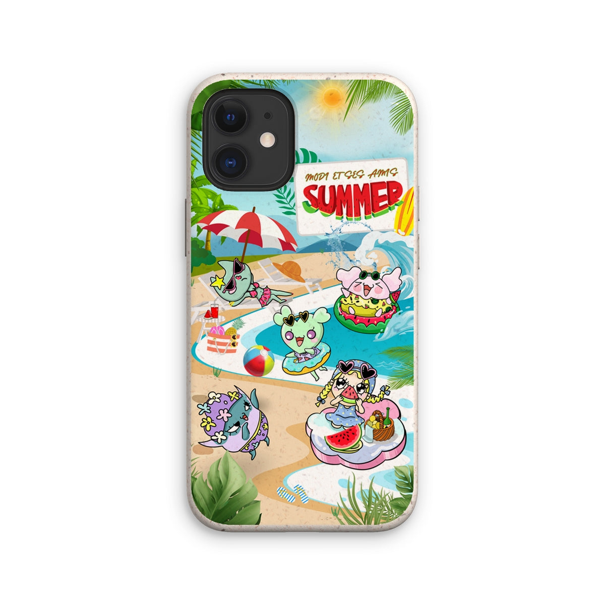 Watermelon vacance Modi et Ses Amis Eco Phone Case