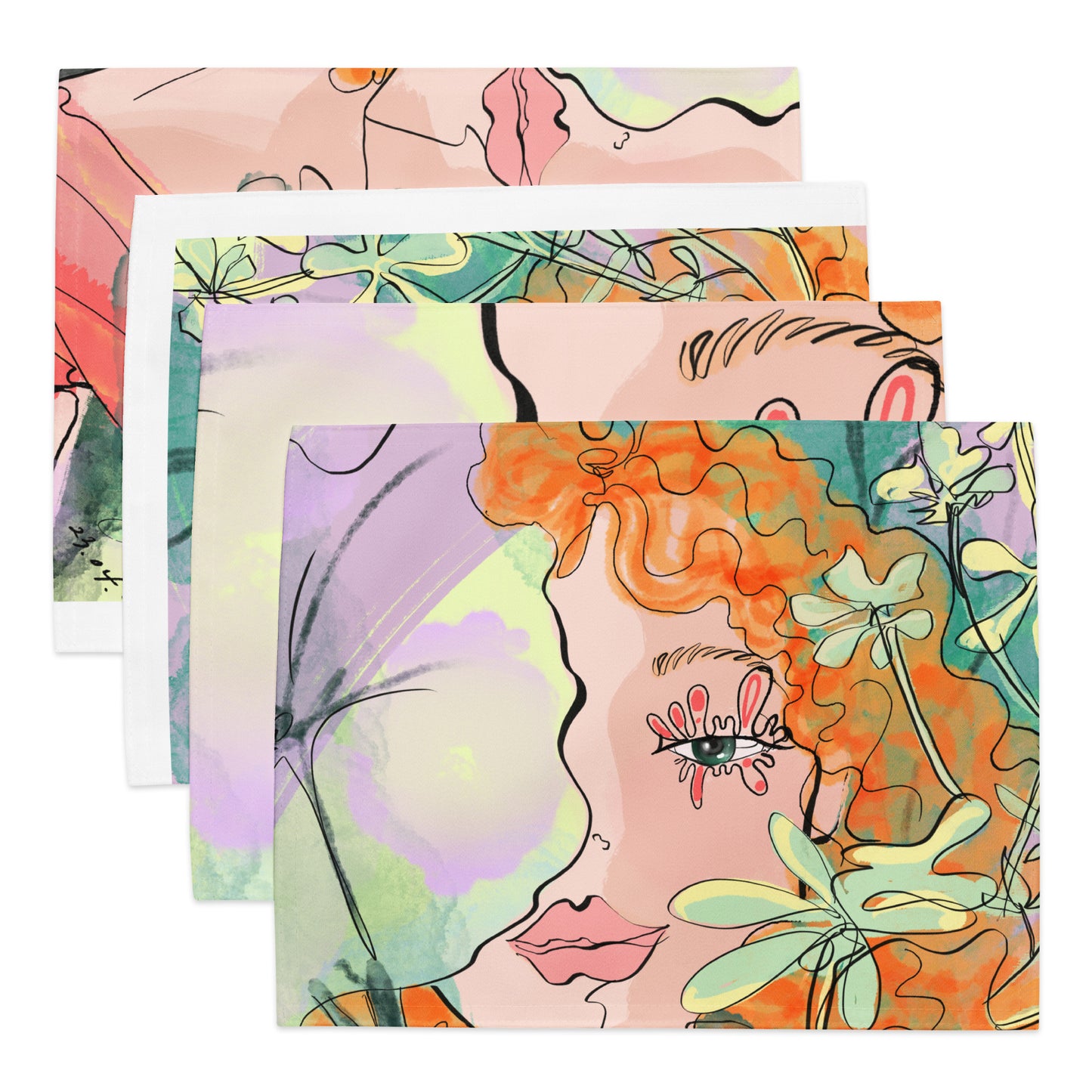 NIXI Creator Spring Mood Placemat Set [NIXI Creator Special Art Collection]