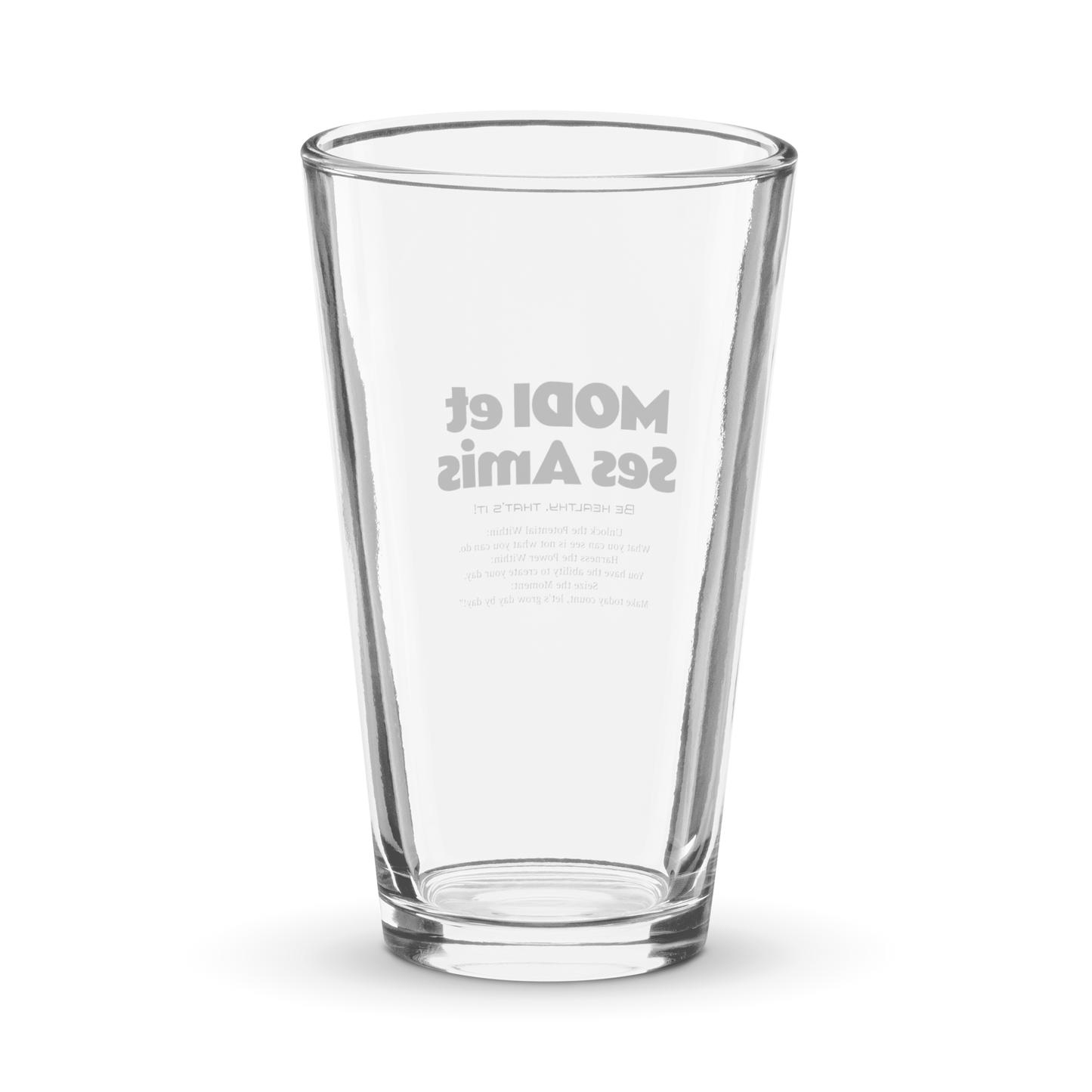 Modi et Ses Amis cup Shaker pint glass