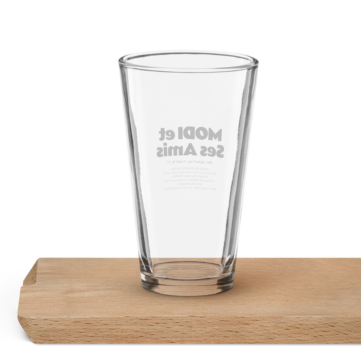 Modi et Ses Amis cup Shaker pint glass