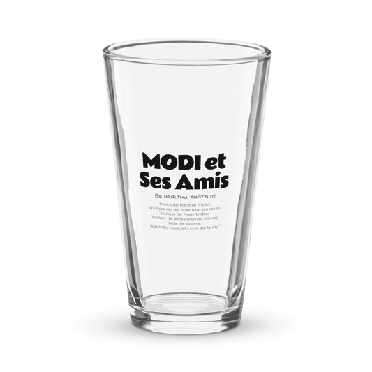 Modi et Ses Amis cup Shaker pint glass