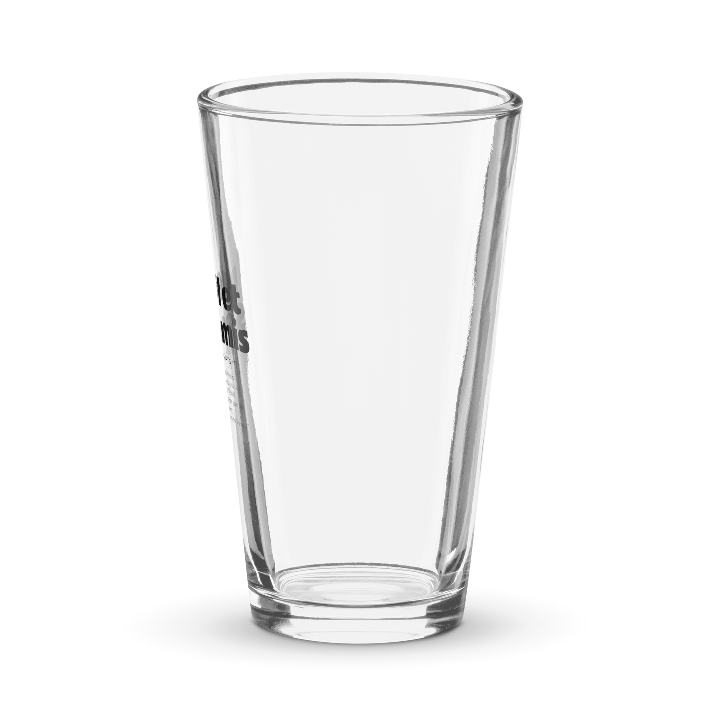 Modi et Ses Amis cup Shaker pint glass