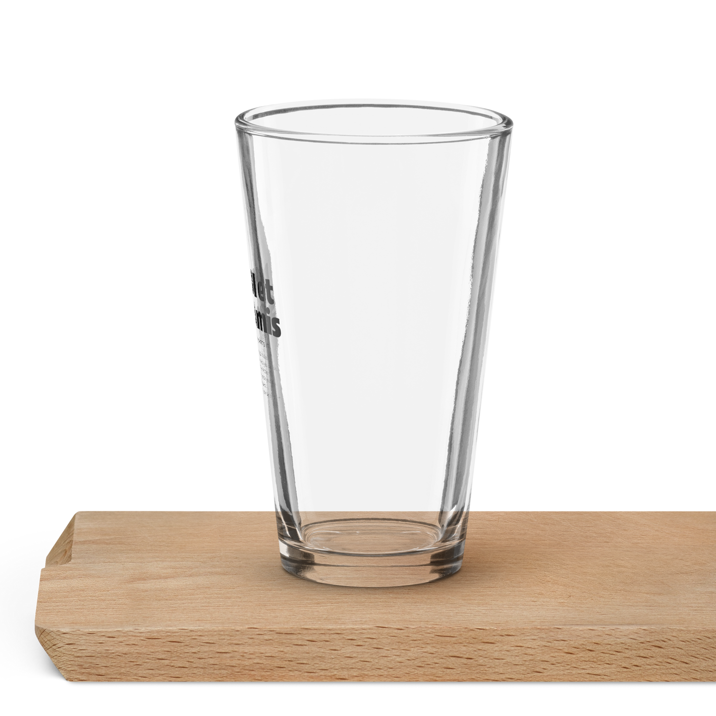 Modi et Ses Amis cup Shaker pint glass