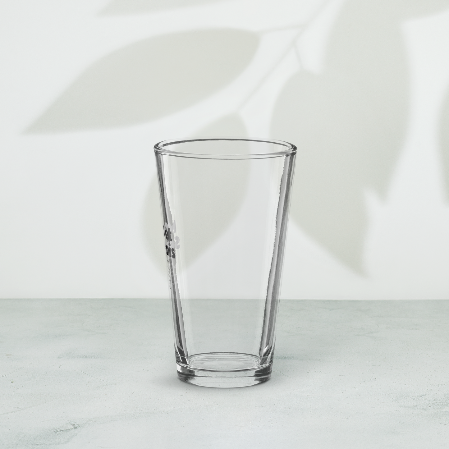 Modi et Ses Amis cup Shaker pint glass