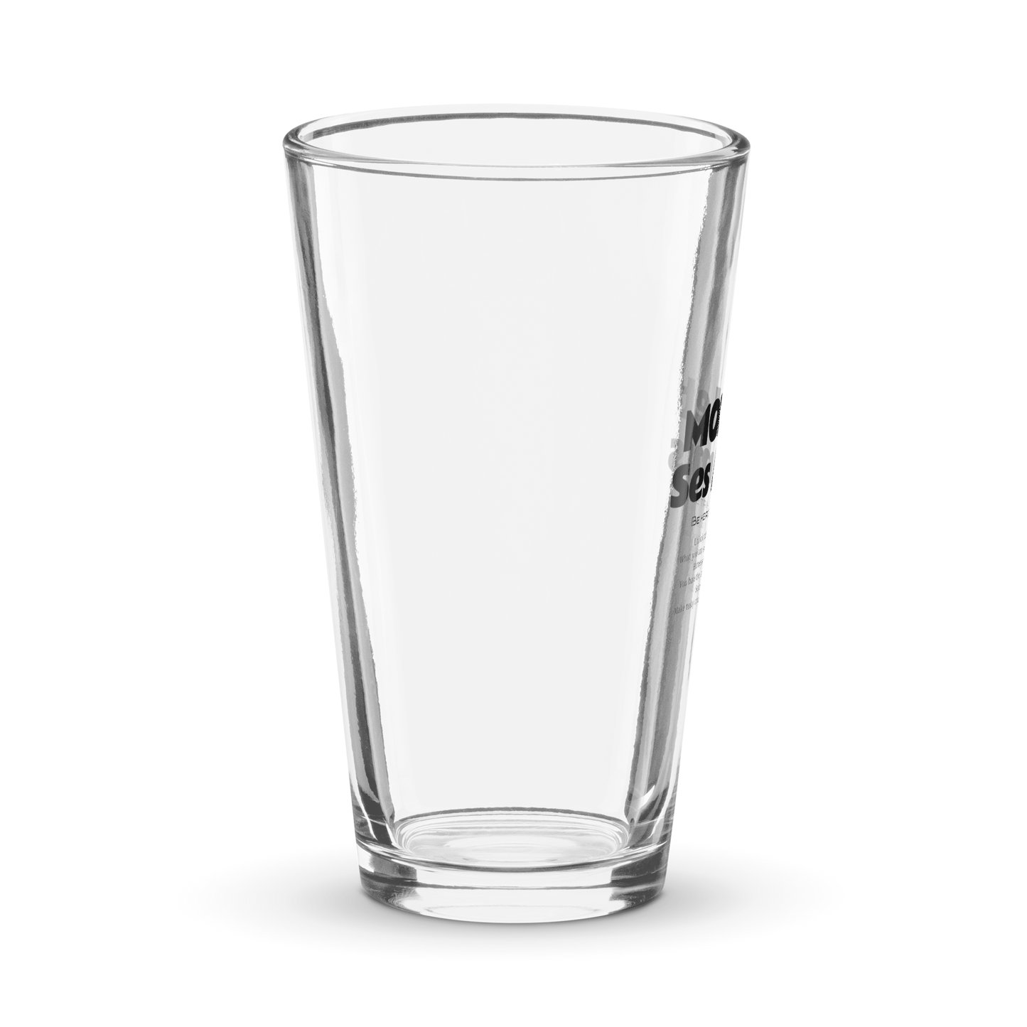 Modi et Ses Amis cup Shaker pint glass