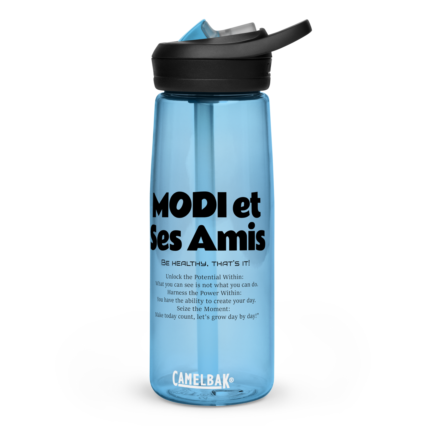 MODITOON Hydration Time Sports water bottle