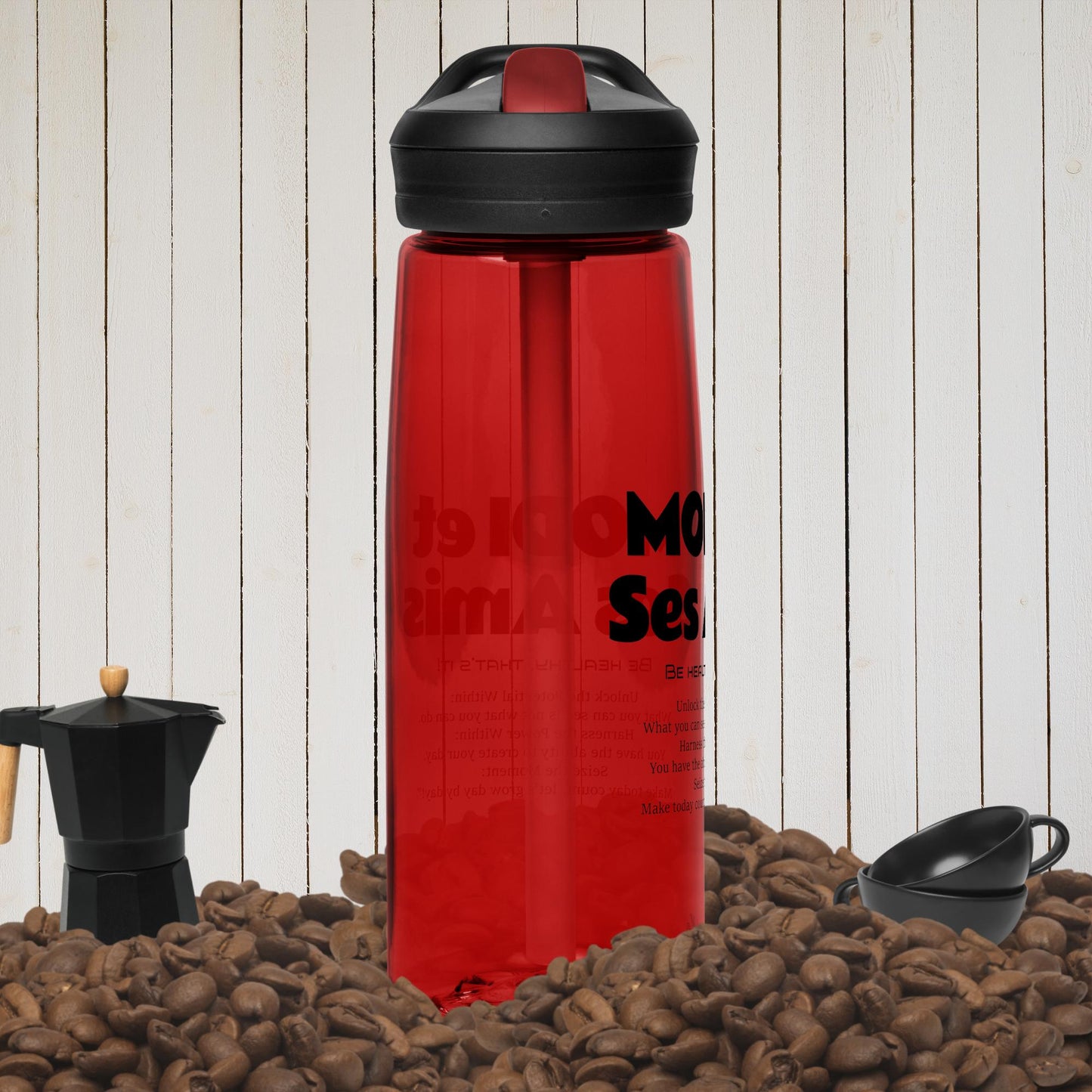 MODITOON Hydration Time Sports water bottle