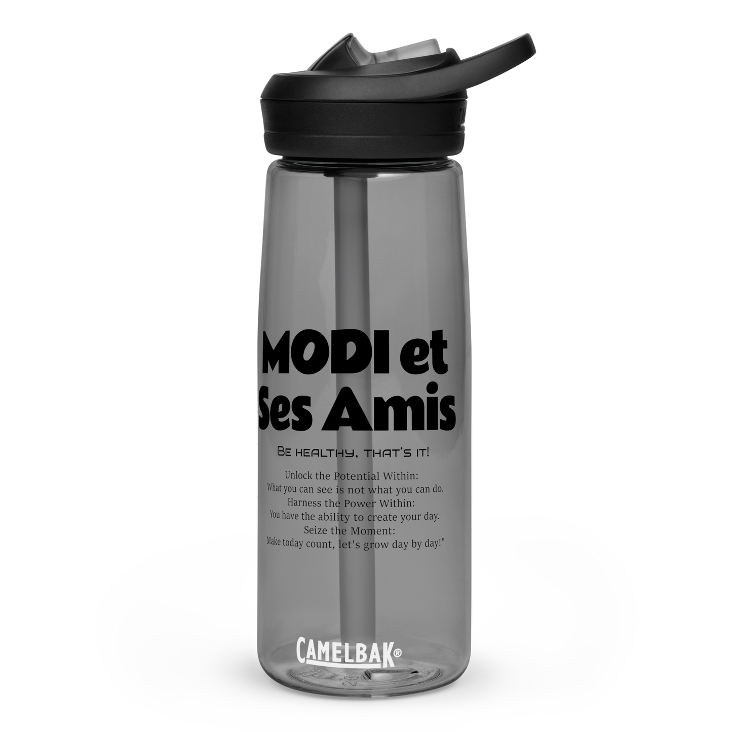 MODITOON Hydration Time Sports water bottle