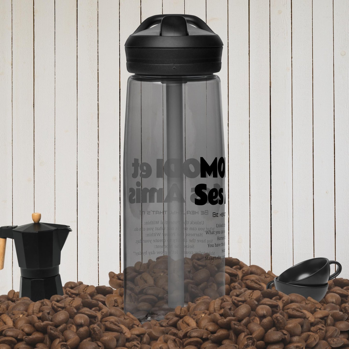 MODITOON Hydration Time Sports water bottle