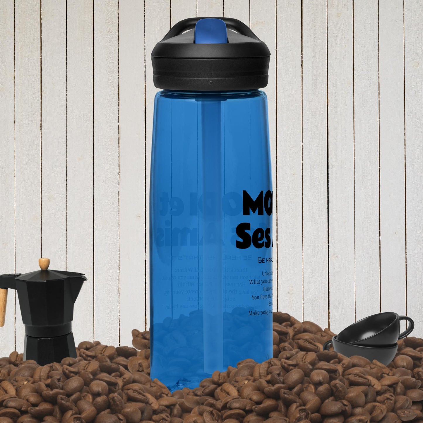 MODITOON Hydration Time Sports water bottle