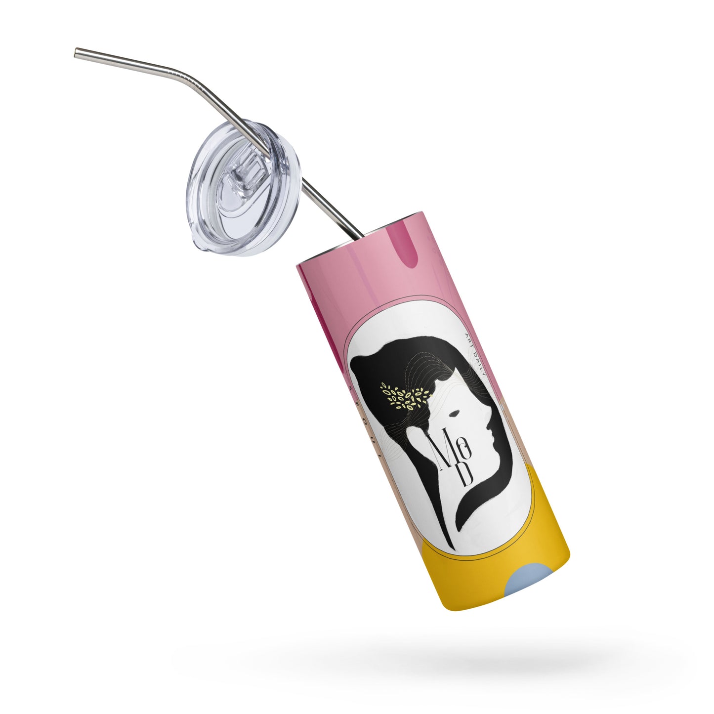 [MODITOON] Pink Sugar Power Stainless steel tumbler