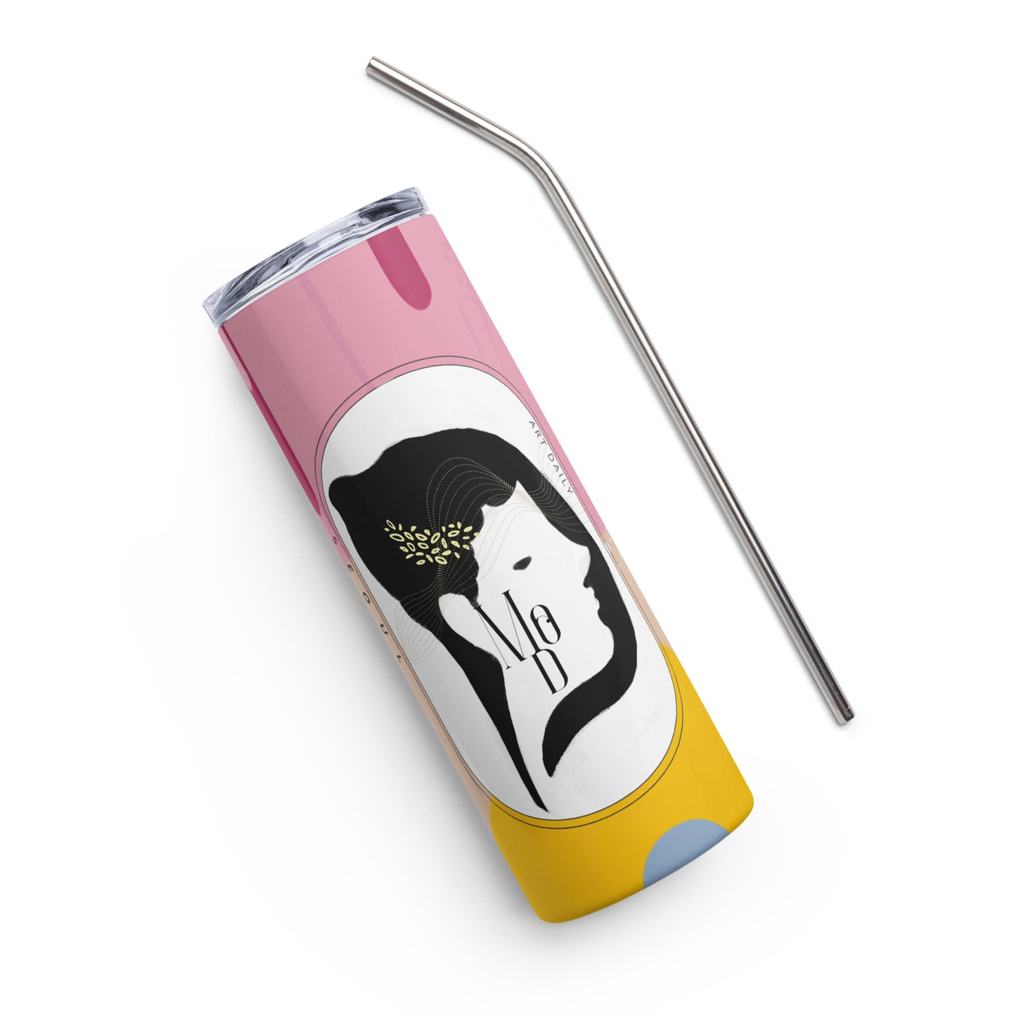 [MODITOON] Pink Sugar Power Stainless steel tumbler