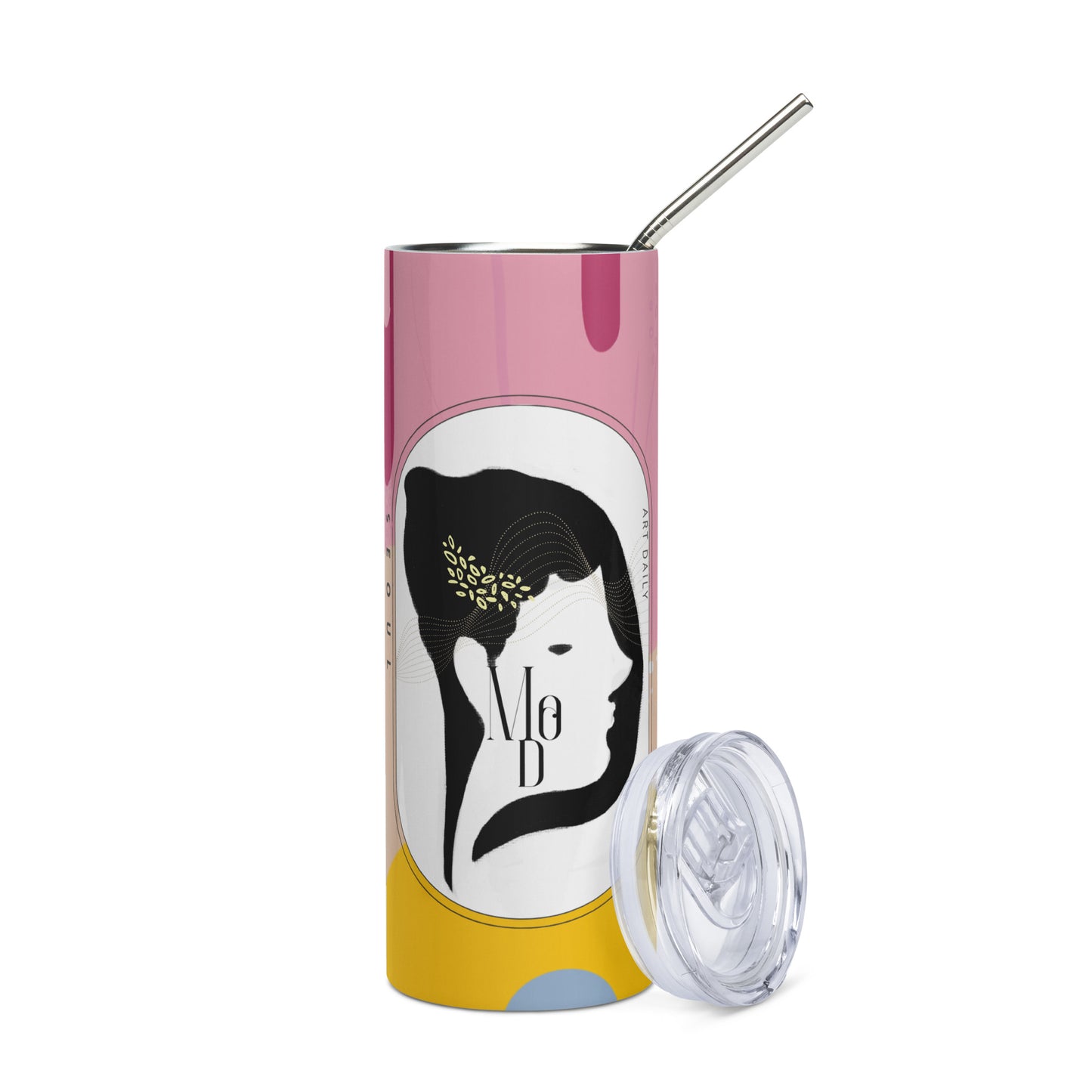 [MODITOON] Pink Sugar Power Stainless steel tumbler