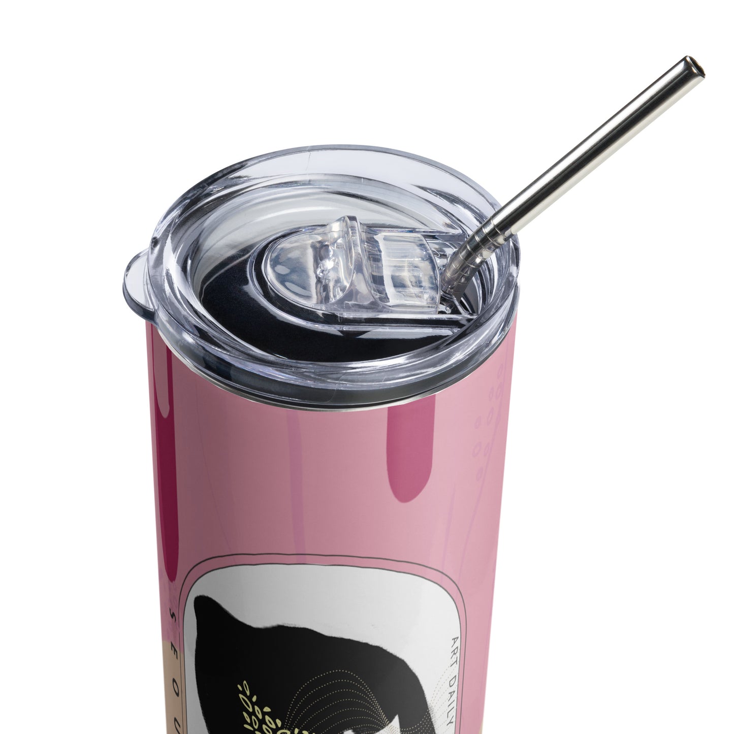 [MODITOON] Pink Sugar Power Stainless steel tumbler