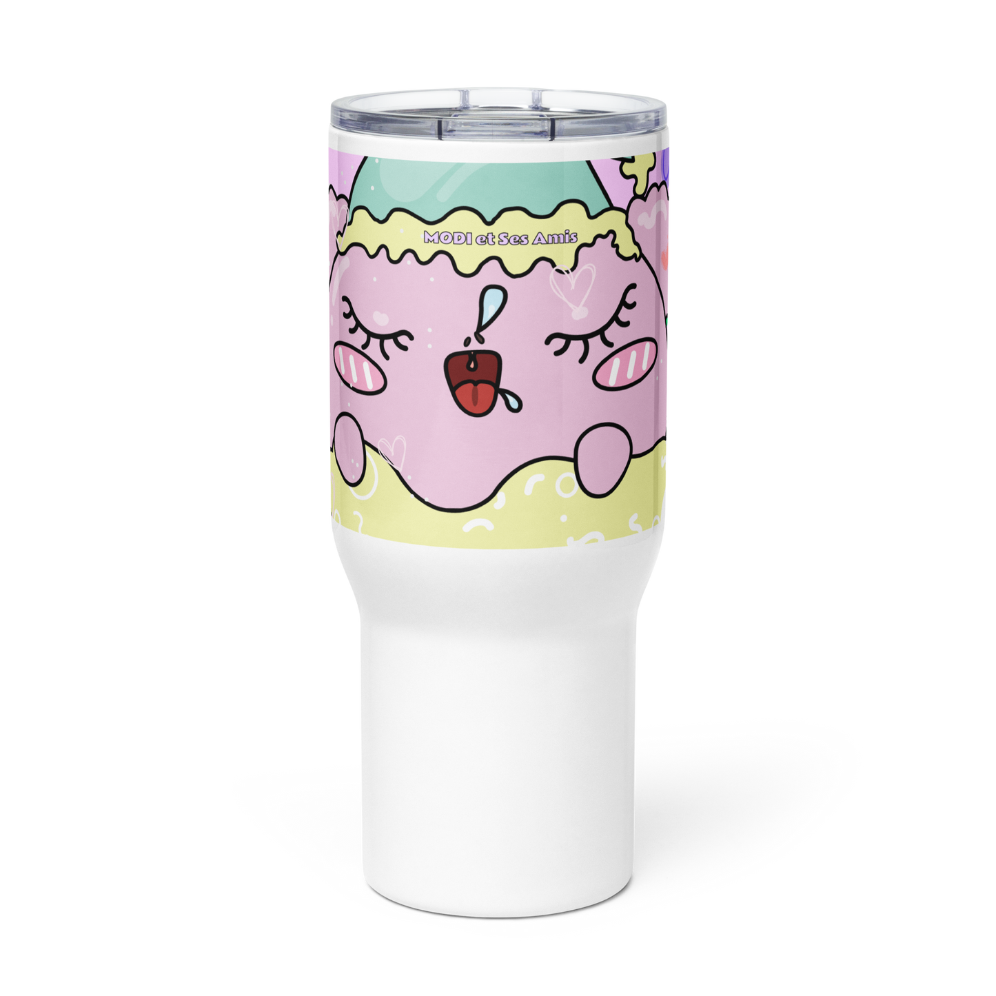 Rainbow Life Moditoon Travel mug with a handle