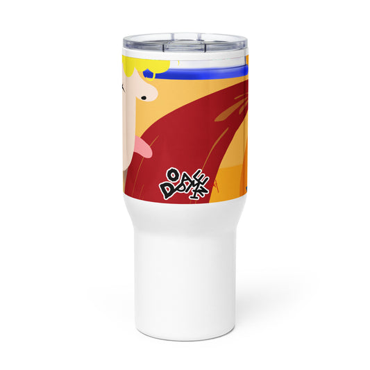 [Dopamine Addict] Travel mug with a handle