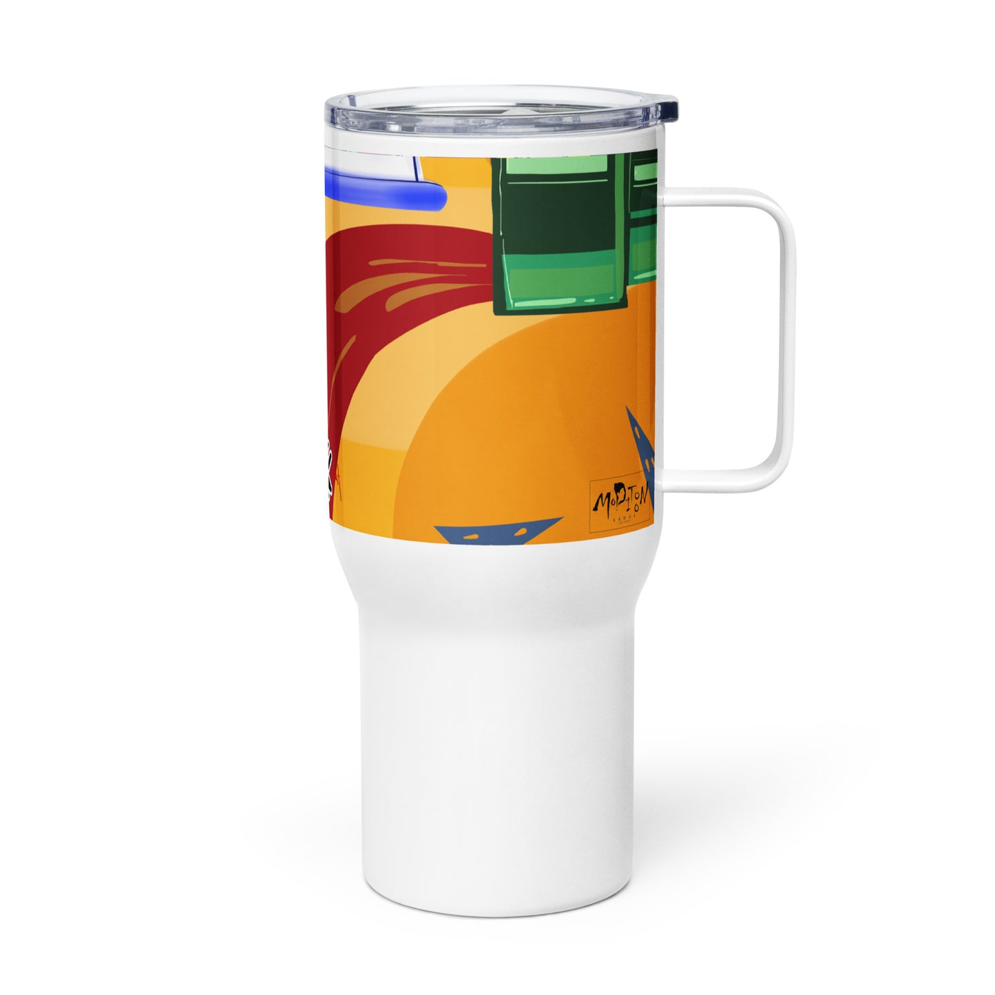 [Dopamine Addict] Travel mug with a handle