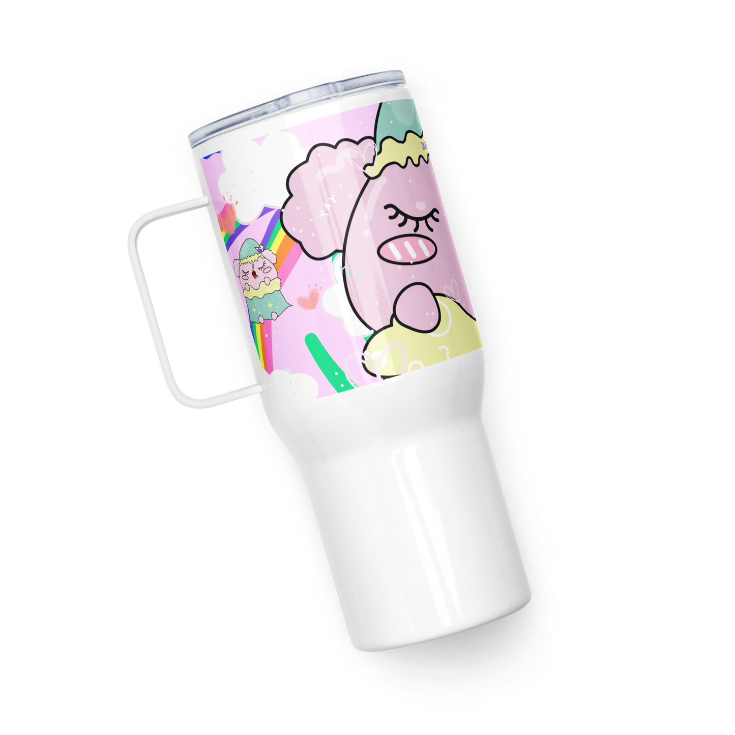 Rainbow Life Moditoon Travel mug with a handle