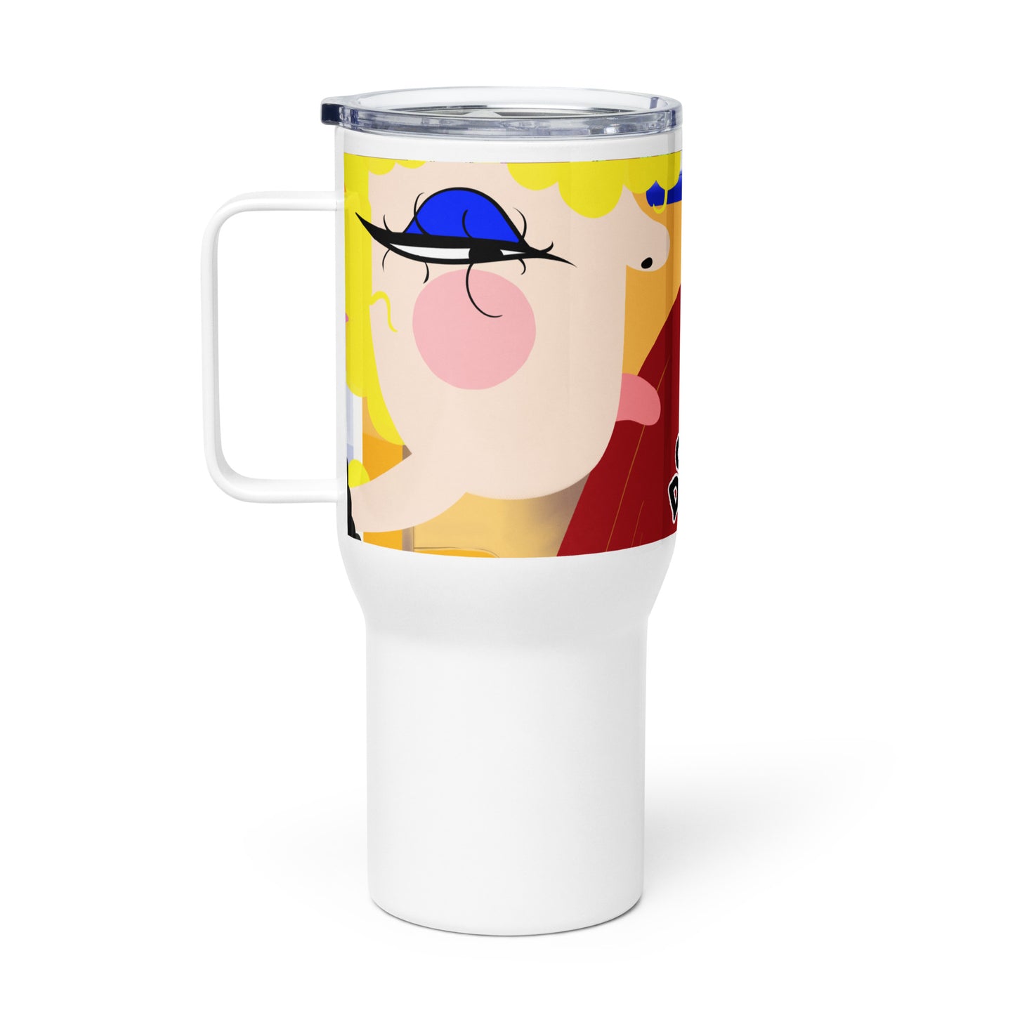 [Dopamine Addict] Travel mug with a handle