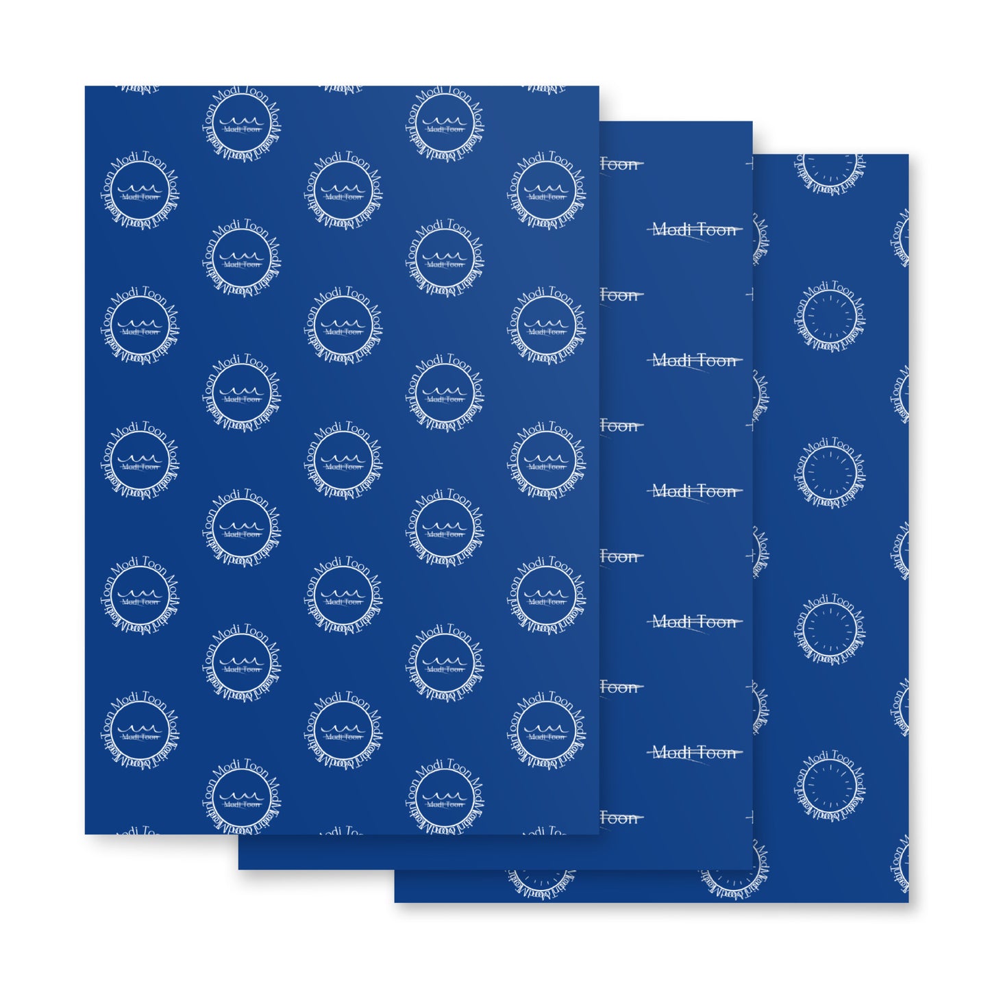 ModiToon Wrapping paper sheets 3-set | 모디툰 포장지 3종