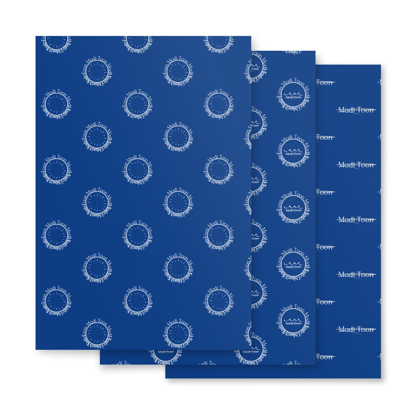 ModiToon Wrapping paper sheets 3-set | 모디툰 포장지 3종