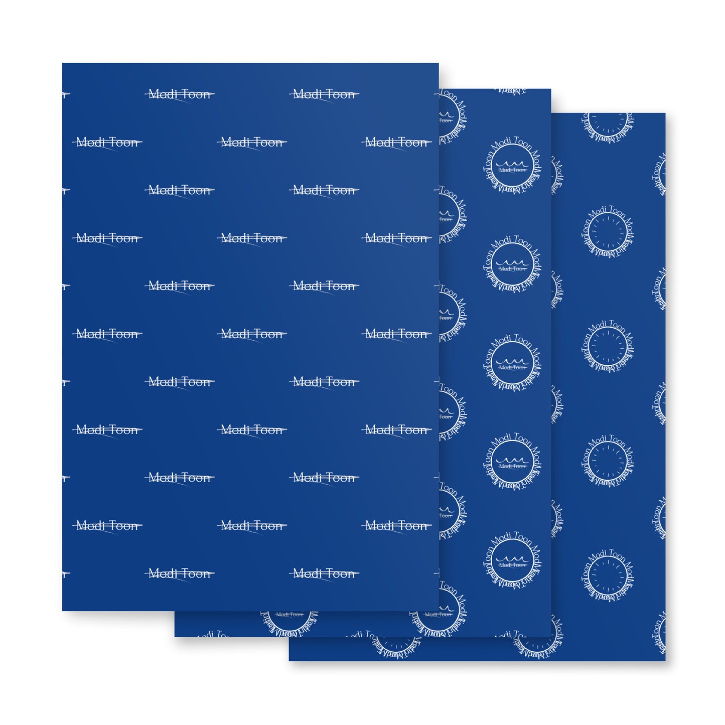 ModiToon Wrapping paper sheets 3-set | 모디툰 포장지 3종